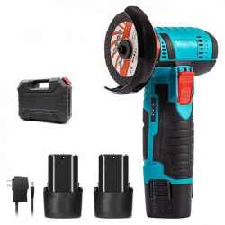 Аккумуляторная болгарка DOMOTEC 12V 2 АКБ в кейсе