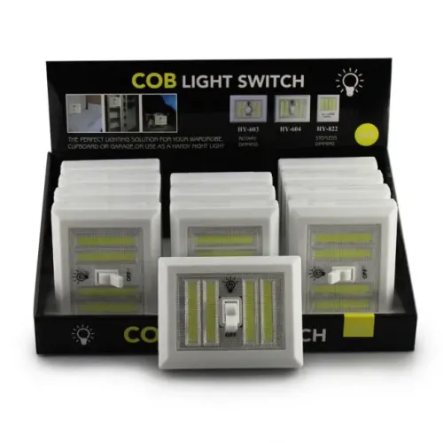 Світильник Light Switch HY-604 із тумблером COB