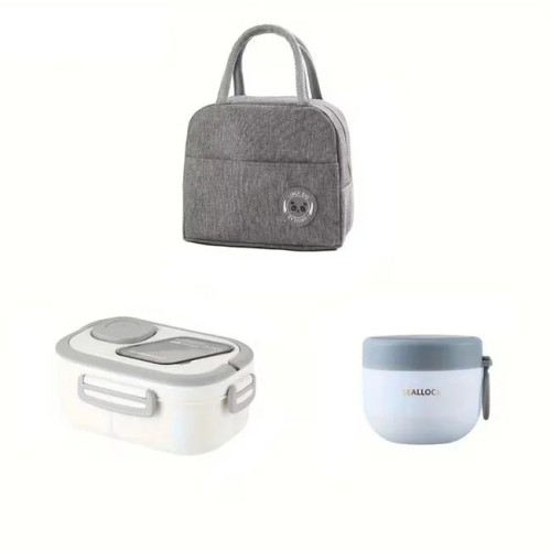 Набор Ланч бокс с чашей и термосумкой