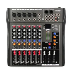 Аудіо мікшер Ямаха MX-606U (6 каналів)