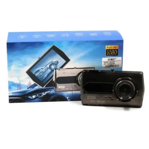 Відеореєстратор UKC SD450/z27 з додатковою камерою 1 шт. (Чорний)