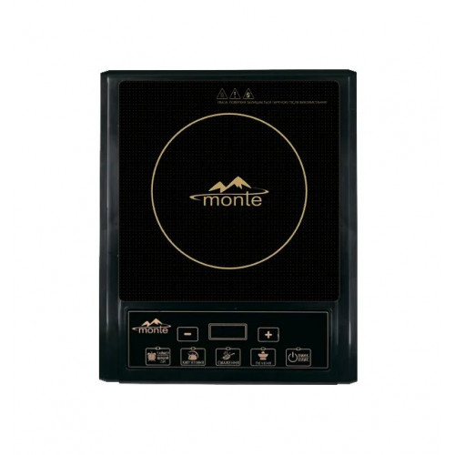 Плита індукційна MONTE MT-2100 1кф., 2000Вт. (Чорний)