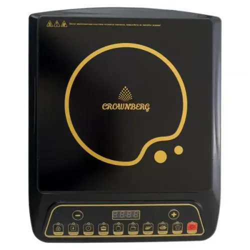 Плита індукційна CROWNBERG CB-1326 1кф., 2000Вт. (Чорний)