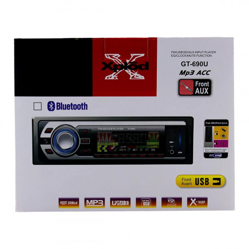 Автомагнитола MP3 690U ISO+BT