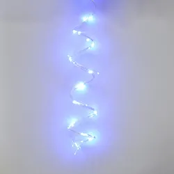 Гірлянда-роса (Copper Wire) 200B-2 внутрішня, пров.:прозорий, 2м (Синій)