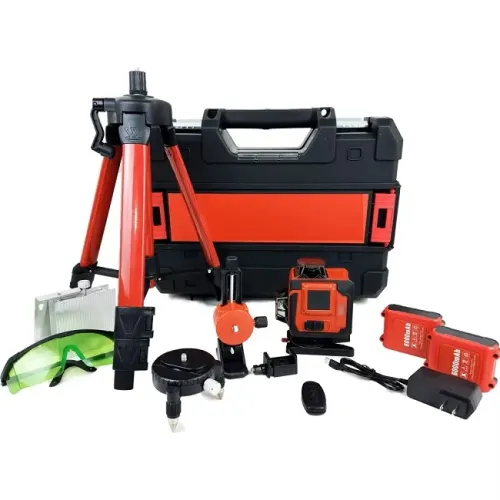 Лазерний рівень акумуляторний KRAFFTEC M16 (16 ліній, зелений промінь)