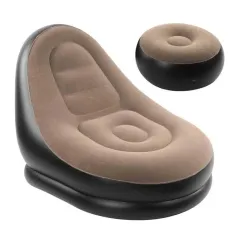 Надувне крісло з пуфом-підставкою для ніг AIR SOFA