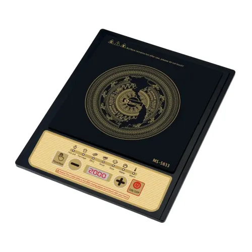Плита індукційна Domotec MS-5833 1кф., 2000Вт. (Чорний)