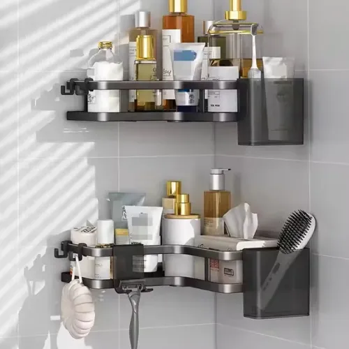 Кутова полиця для ванної 2шт Corner shower caddy
