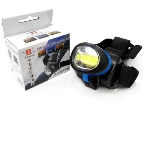 Ліхтарик налобний BAILONG BL-539C COB (3-бат.AAA)