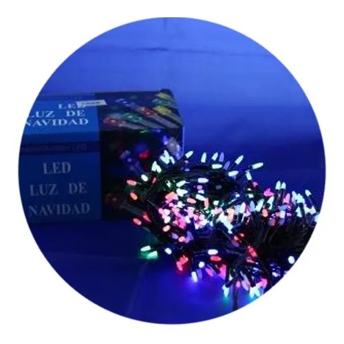 Гирлянда-нить (String-Lights) 500M-3 внутренняя, пров.:черный, 30м (Разноцветная)