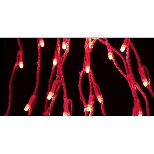 Гирлянда-водопад (Curtain-Lights) Itrains-480-RGB внутренняя, пров.:прозрачный, 4*2м (Разноцветный)