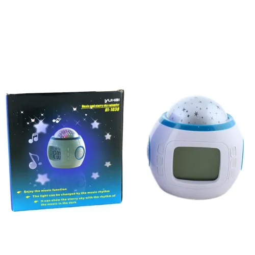 Нічник з годинником YUHAI UI-1038