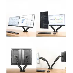 Настільне кріплення для двох моніторів North Bayou F160 17-30