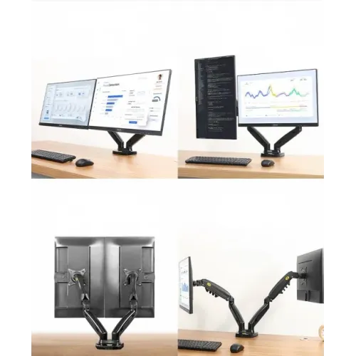 Настільне кріплення для двох моніторів North Bayou F160 17-30