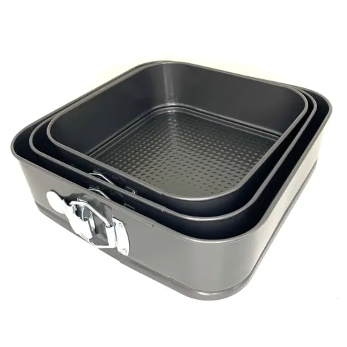 Форми квадратні UNIQUE UN-1704 3шт 22/24/26см