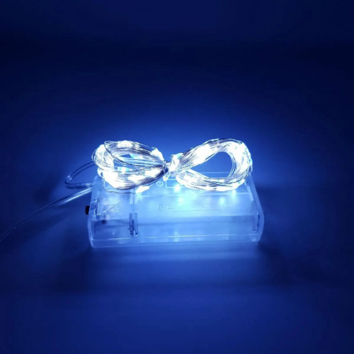 Гирлянда-роса (Copper Wire) 50W-1 внутренняя, пров.:прозрачный, 5м (Белый)