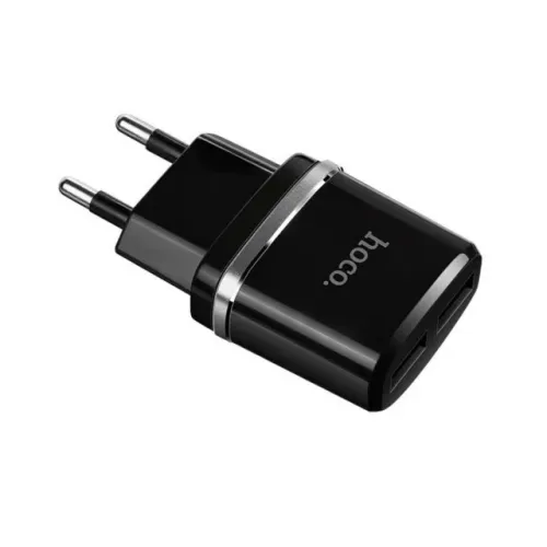 Зарядний пристрій USB HOCO C12 2-USB (адаптер)