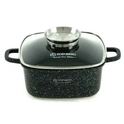 Котел EDENBERG EB-8114 (5,5л, 26см, квадратний, мармуровий)