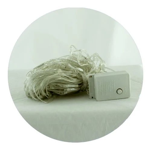 Гірлянда-сітка (Net-Lights) внутрішня 120PICM різнокольорова (пров.:прозорий; 1.3м)
