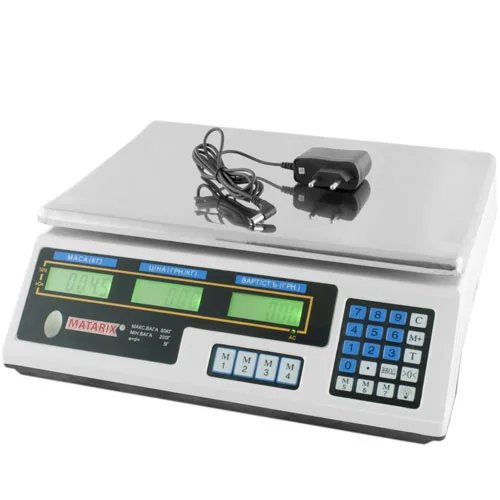 Ваги торговельні MATARIX MX-410B 50кг (арт. 20245)
