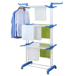 Багатоярусна сушарка до 50 кг Garment Rack With Wheels / Підлогова сушарка (172х73х64)