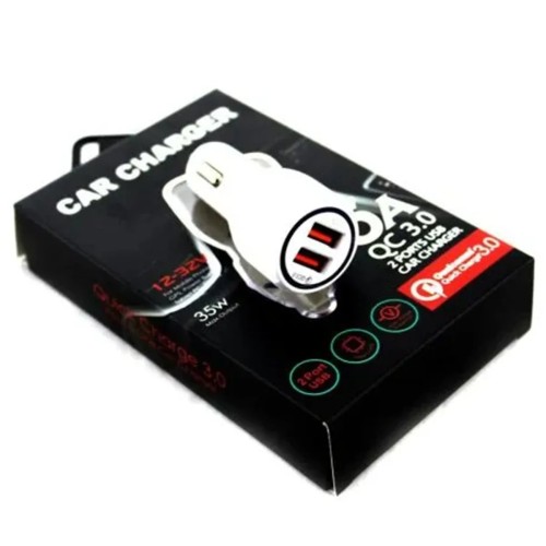 Автомобильное зарядное устройство 2-USB QC3.0 SY6A