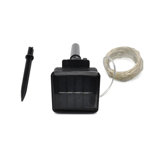 Гірлянда-роса (Copper Solar) 100W-5 зовнішня, пров.:прозорий, 10м (Білий)