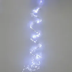 Гірлянда-роса (Copper Wire) 300W-2 внутрішня, пров.:прозорий, 3м (Білий) Кінський Хвіст