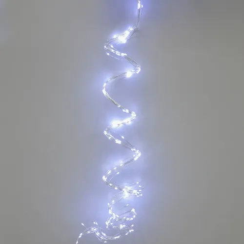 Гірлянда-роса (Copper Wire) 300W-2 внутрішня, пров.:прозорий, 3м (Білий) Кінський Хвіст