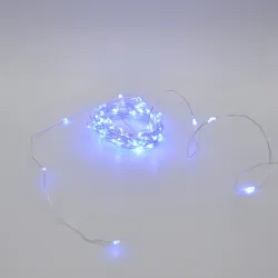 Гірлянда-роса (Copper Wire) 100B-4 внутрішня, пров.:прозорий, 10м (Синій)
