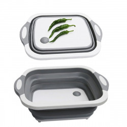 Дошка-миска обробна Folding Cutting Board 3в1 (складна обробна дошка)