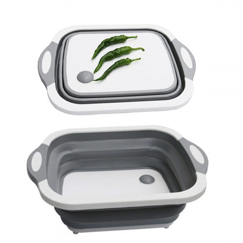 Доска-миска разделочная Folding Cutting Board 3в1 (складная разделочная доска)