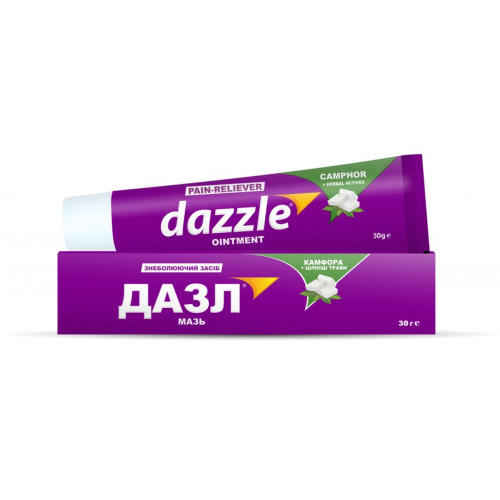 Обезболивающая мазь ДАЗЛ, 30 г (Pain-Reliever DAZZLE Ointment)