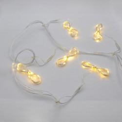 Гирлянда-штора (Curtain Copper) 600WW-11 внутренняя, пров.:прозрачный, 8м (Белый-теплый)