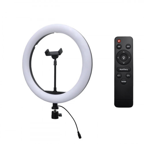 Кільцева лампа 33 см LZ-320 LED RING FILL LIGHT Remote BlueBox