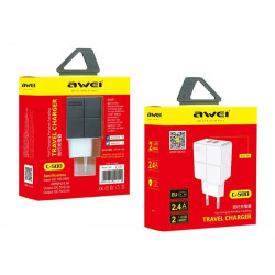 Зарядний пристрій USB AWEI C500 (2usb)