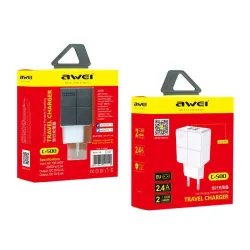 Зарядний пристрій USB AWEI C500 (2usb)