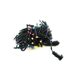 Гирлянда-нить (String-Lights) 2.5Line100-M наружная, пров.:черный, 8м (Разноцветная)