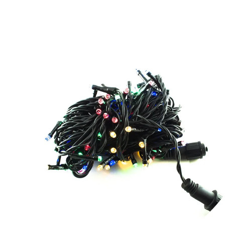 Гирлянда-нить (String-Lights) 2.5Line100-M наружная, пров.:черный, 8м (Разноцветная)