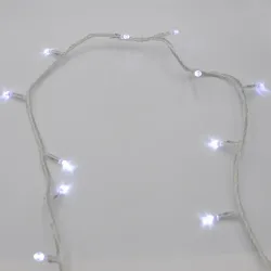 Гірлянда-нитка (String-Lights) 500W-1 внутрішня, пров.:прозорий, 30м (Білий)