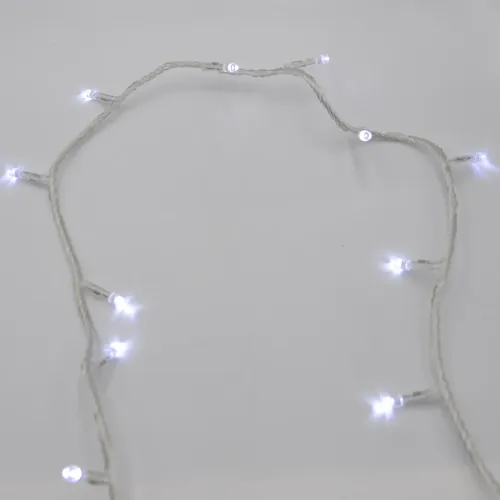 Гірлянда-нитка (String-Lights) 500W-1 внутрішня, пров.:прозорий, 30м (Білий)