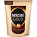 Кава розчинна Nescafé Gold 210 г | М'яка упаковка, Арабіка, Змелена в 10 разів дрібніше