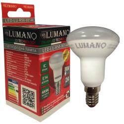 Лампа LED R50-8W-E14-4000K 630Lm LU-R50-08144