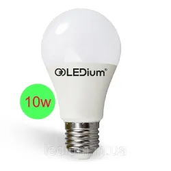 Лампа світлодіодна 10 Ват Е27 А60 4100К LEDium