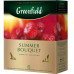 Чай трав'яний Greenfield Summer Bouquet 100 пакетиків | Малиновий, Фруктовий, Каркаде, Вітамінний
