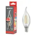 LED лампа ETRON Filament 1-EFP-136 С37 tailed E14 10W 4200K прозоре скло
