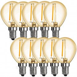 LED лампа ETRON Filament 1-EFP-144 G45 E14 8W 4200K прозора