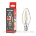 LED лампа ETRON Filament 1-EFP-121 С37 E14 8W 3000K прозора