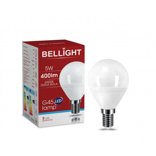 Лампа світлодіодна LED G45 220V/5W E14 6500K